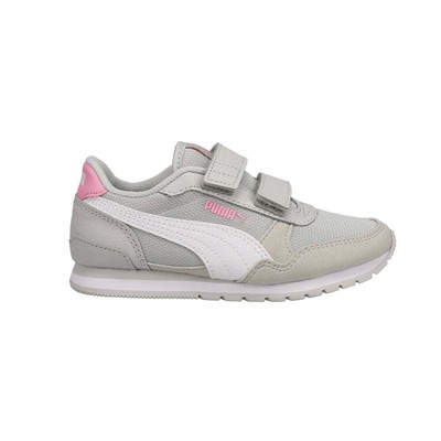 Серые кроссовки Puma St Runner V3 Slip On Toddler Girls Повседневная обувь 385511-03