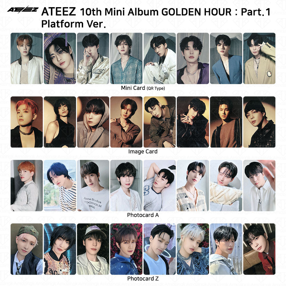 ATEEZ 10th Mini Album Golden Hour Part.1 Platform Ver