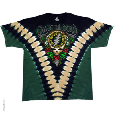 Grateful Dead Shamrock V Tie Dye T-Shirt