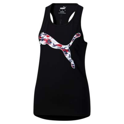 

Женская черная повседневная майка Puma Honor Cat Perf с круглым вырезом и спортивным принтом 52, Черный