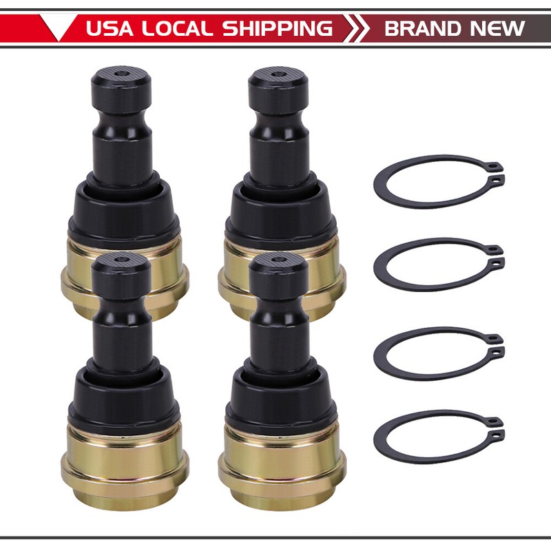 4 SET Style Upper Lower Front Ball Joints for Polaris Ranger 800 4x4 6x6 XP Crew