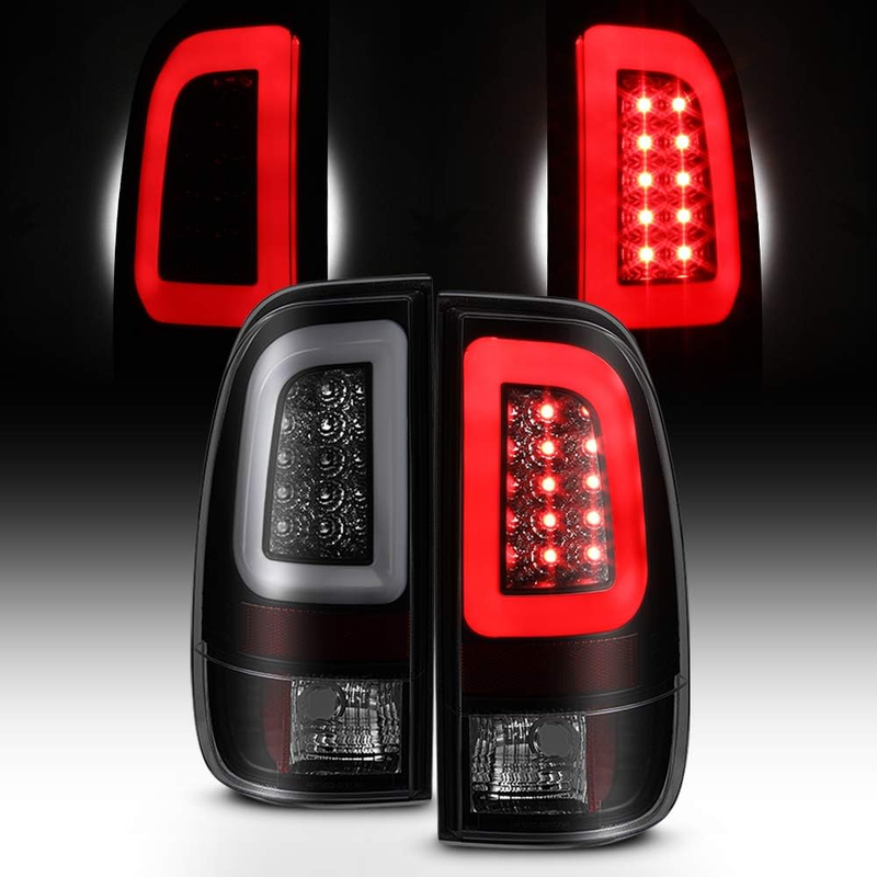 Black LED Taillights Set Left Right for 2008-2016 Ford F250 F350 F450 Super Duty