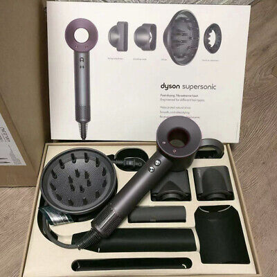 NEW Dyson Supersonic Ionic HD03 Iron Hair Dryer Black 120V 60Hz 1600W