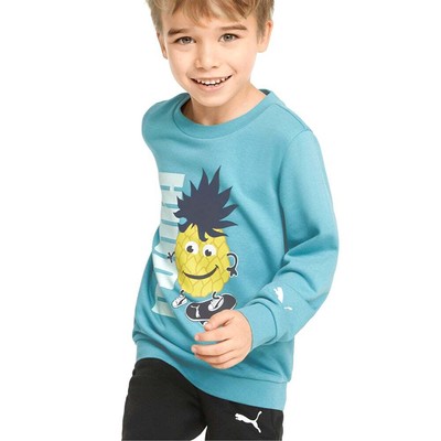 

Толстовка Puma Fruitmates с круглым вырезом для мальчиков, синяя для мальчиков 847314-61, Синий