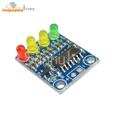 Battery Level Indicator 4LED Onboard 12V Power Supply Voltage Detection Module.