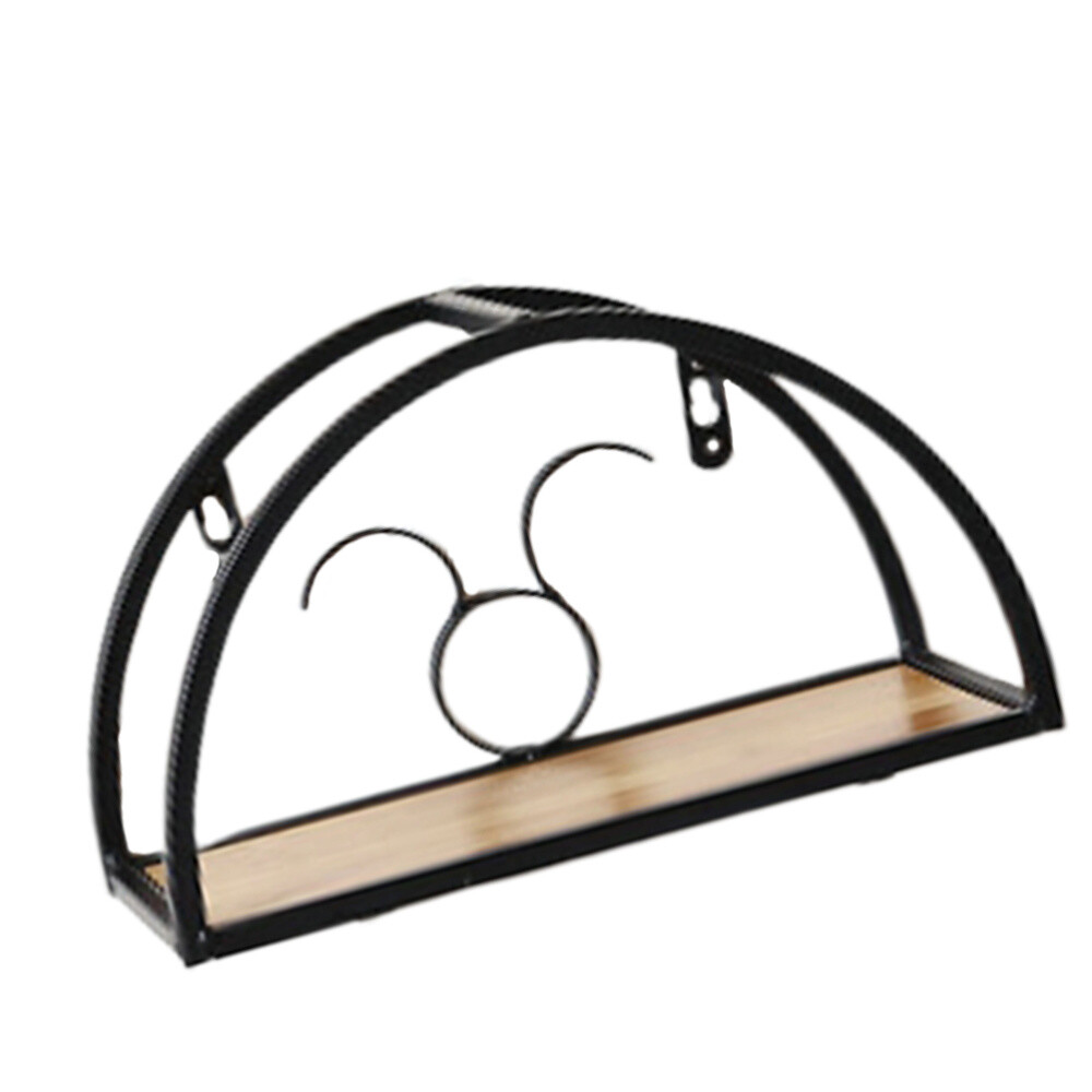 1 Pc Storage Rack Modern Hanging Wrought Iron Wall Mount