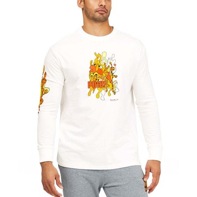 

Футболка с длинным рукавом Puma Crew Neck X Britto Mens Size  Casual Tops 532233-02, Белый, Puma Crew Neck Long Sleeve T-Shirt X Britto