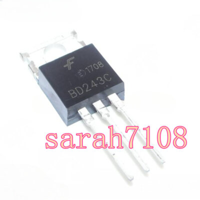 10PCS NEW Power Triode BD243C 6A/100V NPN In-line TO-220 Transistor #CZ