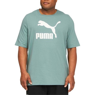 

Puma Classics Logo Футболка с круглым вырезом и короткими рукавами Большие высокие мужские синие повседневные топы, Синий, Puma Classics Logo Crew Neck Short Sleeve T-Shirt Big Tall