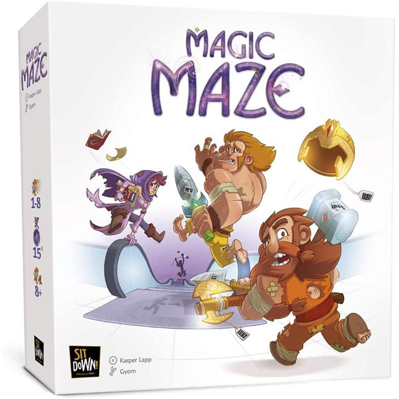 Magic Maze - Real-Time Gameplay Heist Game, Cooperative Family Board Game, Sit D