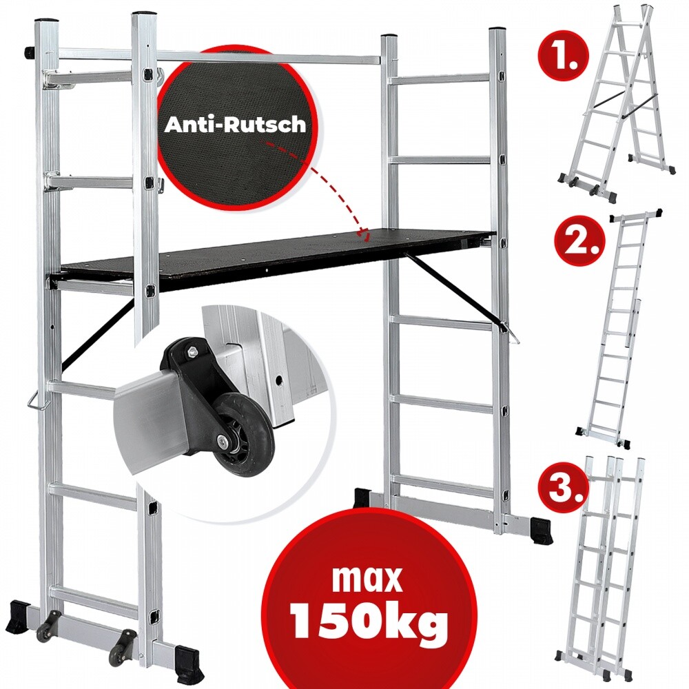 Fahrgerüst Kleingerüst Montagegerüst Alugerüst Rollgerüst Arbeitsgerüst Bühne