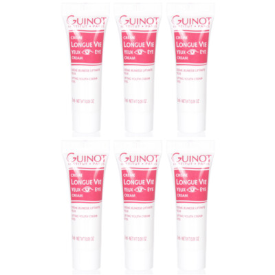 Guinot Longue Vie Yeux Eye Cream 0.08oz/3ml SAMPLE SET OF 6