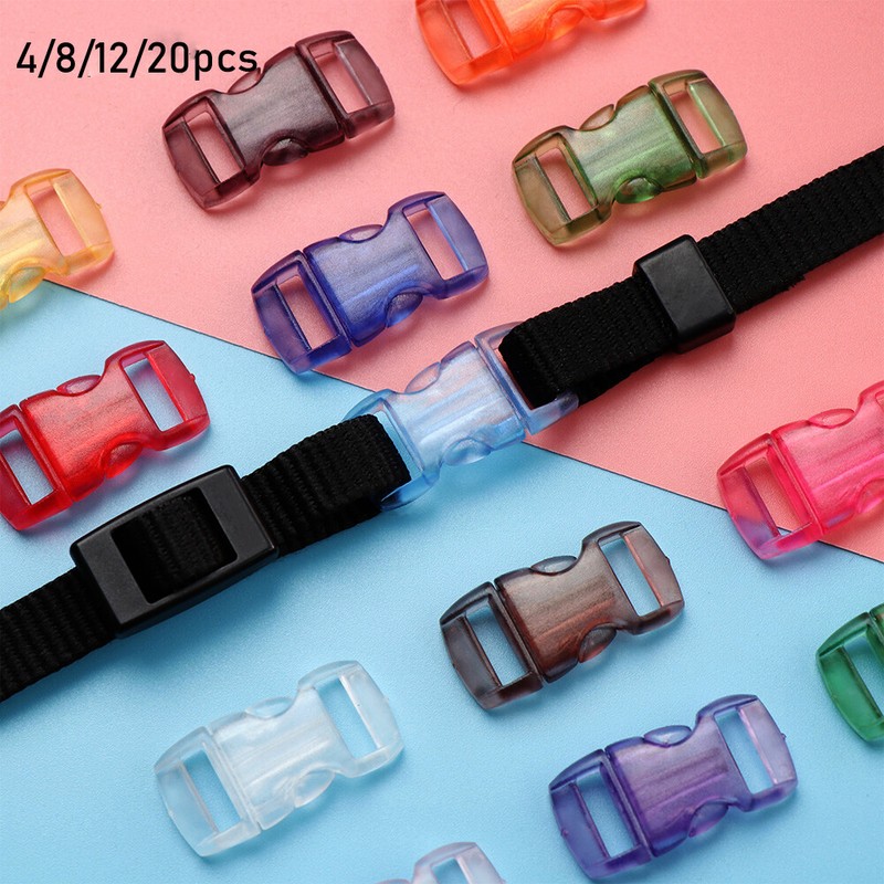 Webbing Outdoor Tool Camp Bag Parts Side Release Buckle Dog Collar Strap