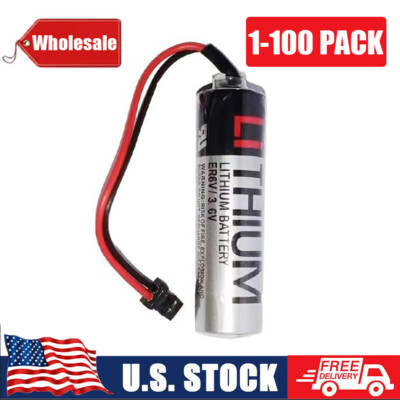 Lot 1-100Pcs TOSHIBA ER6V 3.6V ER6VC119B ER6VC119A 3.6V PLC Battery with Plug US