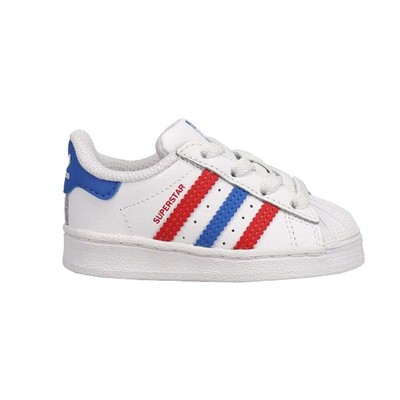 

Adidas Superstar El Kids Кроссовки для мальчиков Размер 4 M Повседневная обувь FW5849, Белый, adidas Superstar El Kids