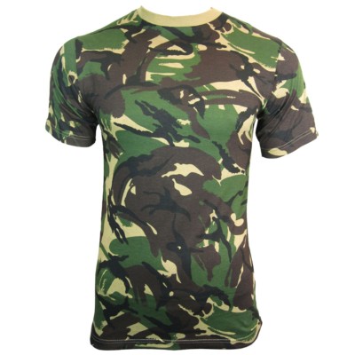 Britanico DPM Camuflaje Camiseta - 100% Algodan Ejercito Militar Parte Superior