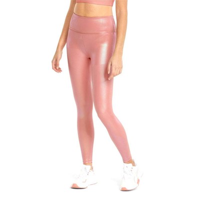

Спортивные леггинсы Puma Stardust Crystalline 78 с высокой талией женские розовые спортивные, Розовый, Puma Stardust Crystalline 78 High Waisted Athletic Leggings