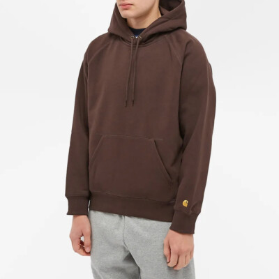 

Худи мужское Carhartt WIP Chase коричневый