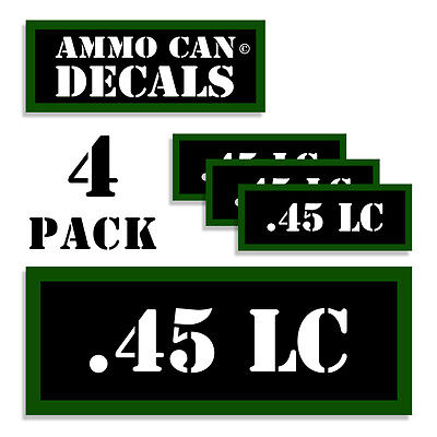 22 LR Ammo Ammo Can Box Decal Sticker bullet ARMY Gun safety Hunting 2 pack YW