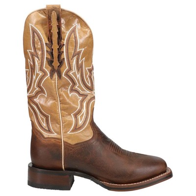 

Dan Post Boots Bellamy Embroidery Square Toe Cowboy Mens Brown Casual Boots DP4, Коричневый, Dan Post Boots Bellamy Embroidery Square Toe Cowboy