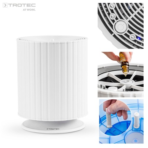TROTEC Design Luchtbevochtiger B 25 E | Aromafunctie | Luchtreiniger Bevochtiger