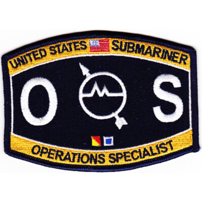 Weapons Specialist Rating Submarine Operations Specialist Patch