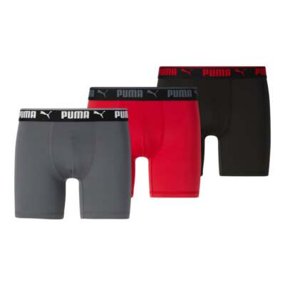 Мужские трусы-боксеры Puma Training 3Pack, размер S, повседневные 858381-01