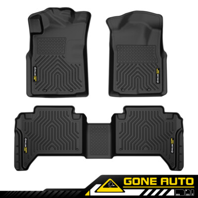 Floor Mats Fit For 2005-2011 Toyota Tacoma Double Cab All Weather Car Liners TPE