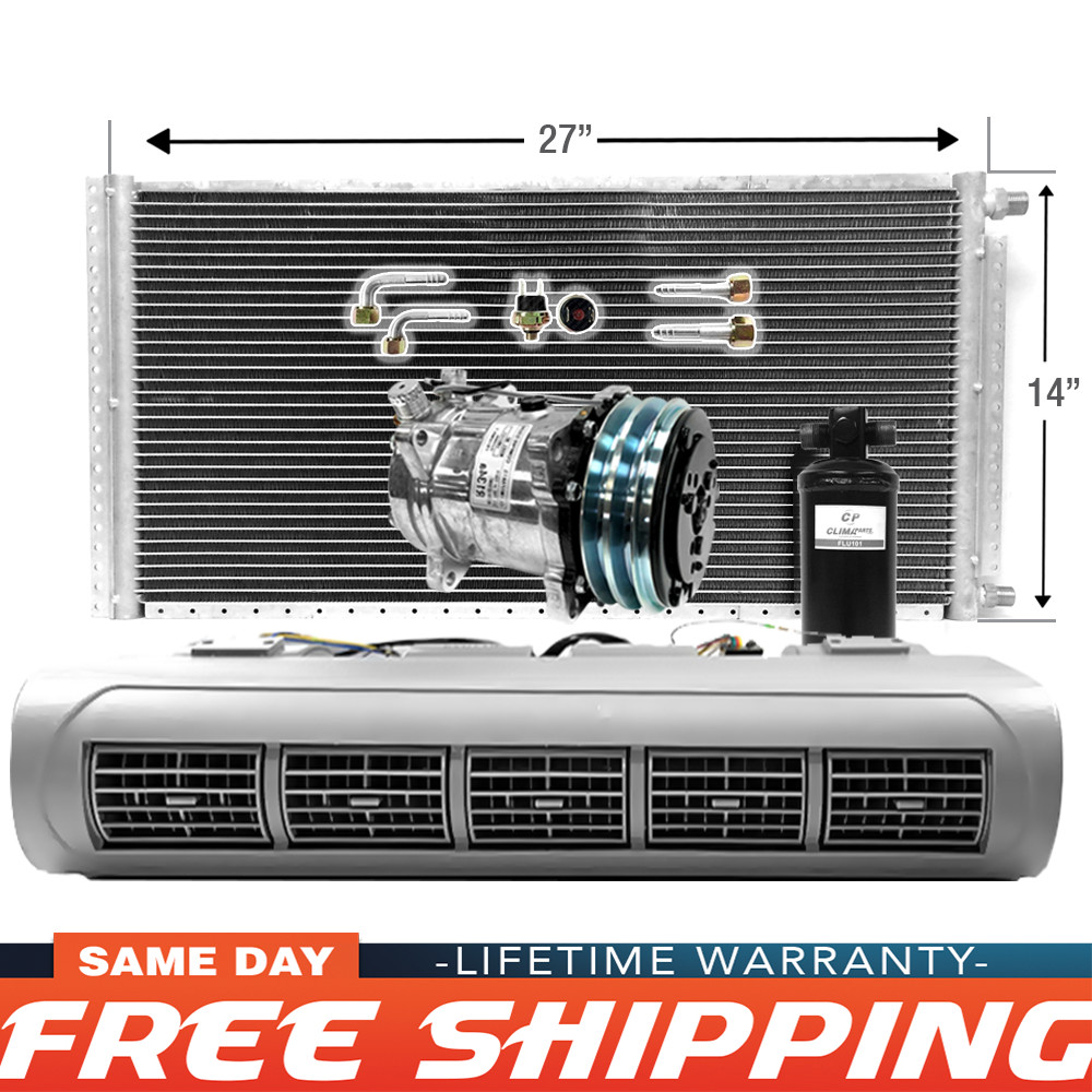 AC Kit EVU110 Universal Evaporator Underdash Unit Compressor & Condenser 14 x 27