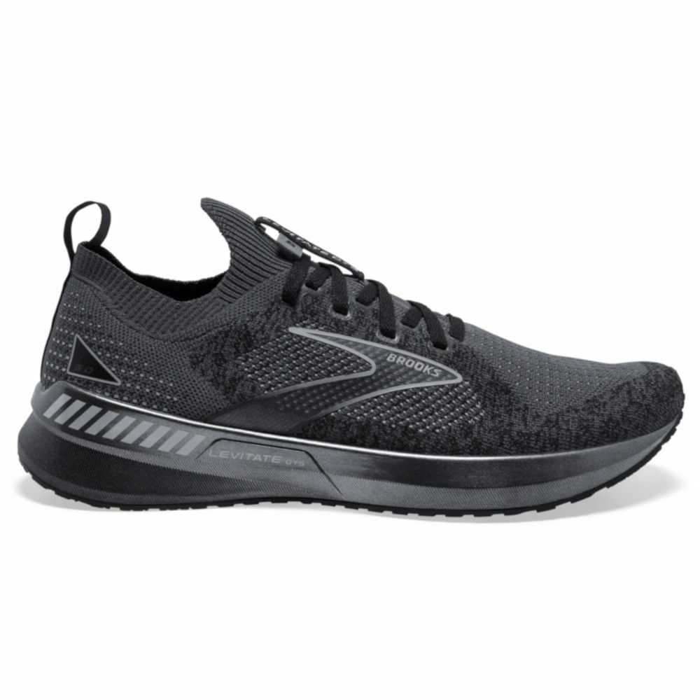 

Мужские кроссовки BROOKS Levitate StealthFit GTS 5 Black-Ebony 1103731D051, Черный, BROOKS Levitate StealthFit GTS 5 Black-Ebony