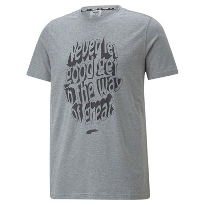

Puma Box Out Graphic Crew Neck Short Sleeve Athletic TShirt Mens Grey Casual Top, Puma Box Out Graphic Crew Neck Short Sleeve Athletic TShirt