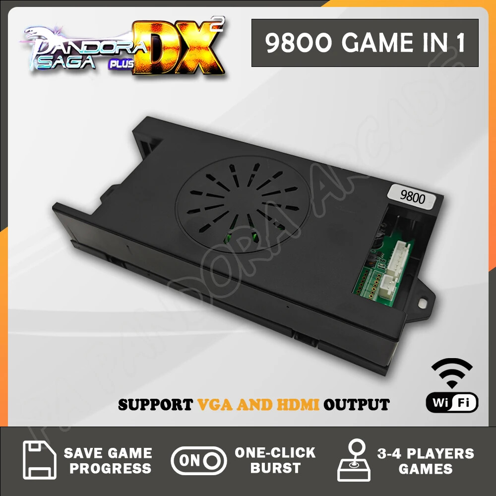 New Pandora Saga Box DX2 9800 in 1 PCB Board Retro Arcade