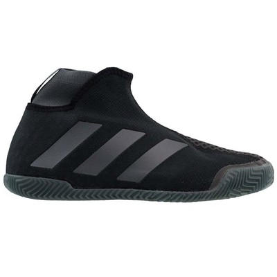 

Adidas Stycon Laceless Clay Court Высокие теннисные женские черные кроссовки Athleti, Черный, adidas Stycon Laceless Clay Court High Top Tennis