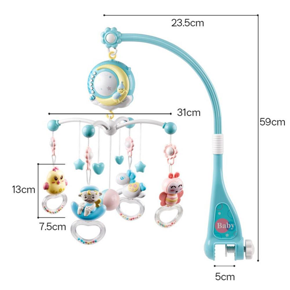 baby musical cot mobile night light