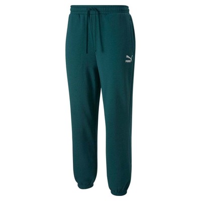 

Мужские зеленые повседневные спортивные штаны Puma Classics Small Logo Sweatpants 53559724, Зеленый, Puma Classics Small Logo Sweatpants