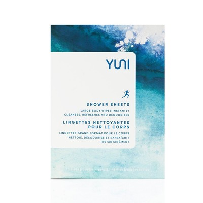 YUNI Beauty Large Body Wipes (Peppermint Citrus, 12 Count) Super Soft Moist...