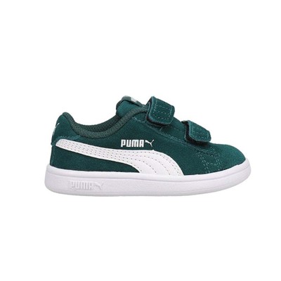 Puma Smash V2 Suede Slip On Toddler Boys Зеленые кроссовки Повседневная обувь 36517830