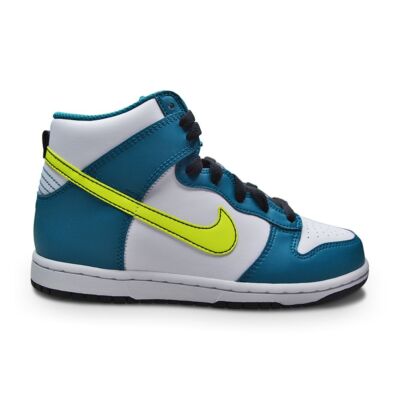 Детские Nike Dunk High (PS) — DD2314 109 — белый Volt Bright Spruce Black