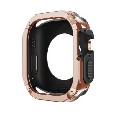2 in 1 Rugged Case Cover for Apple Watch 9 8 7 6 5 4 SE 40/44/41/45/49mm Ultra 2