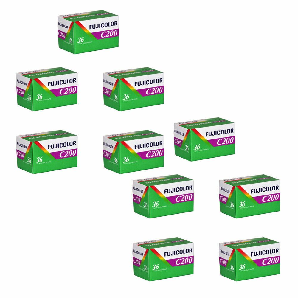 Купить Пленка 10 Rolls Fuji C200 35mm Film 135/36 FujiColor FujiFilm ...