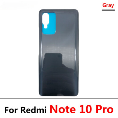 For Xiaomi Redmi Note 10 Pro Note 10s Battery Cover Rear Door Case Housing Parts