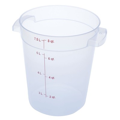 Carlisle StorPlus  Round Food Storage Container, 8 Qt - 8 17/20''Dia x 10 37/50''H