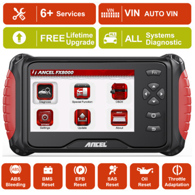 Automotive OBD2 Scanner Diagnostic Tool All System Scan ABS Oil SAS EPB Reset