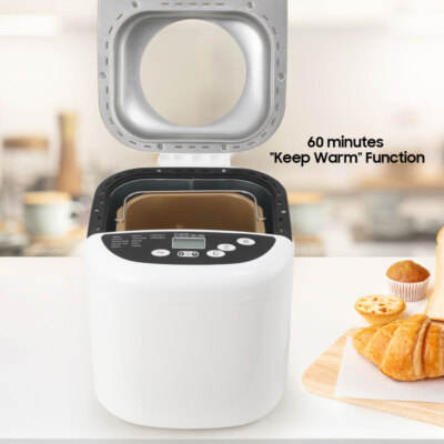 110V/50Hz 700W Bread Maker Automatic Compact Dough Machine Nonstick 12 Programs