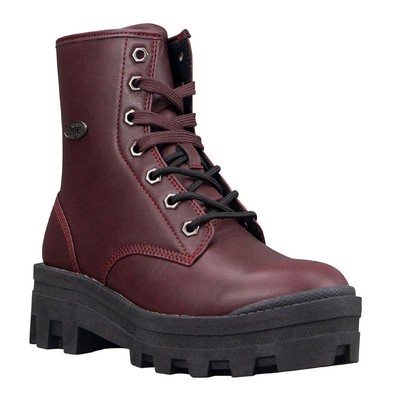 

Женские ботинки Lugz Dutch - бордовый/черный, Wine/black