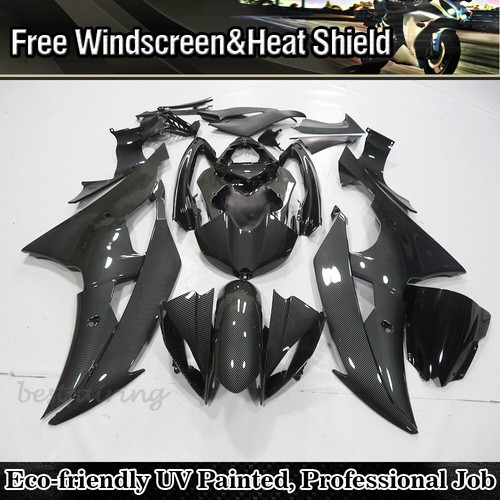 Carbon Fiber Painted Black Fairing Kit For Yamaha YZF R6 2008-2016 ABS Body Work