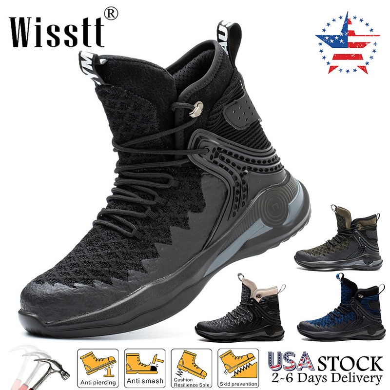 S Size Sneaker Work Boots Steel Toe Indestructible Waterproo