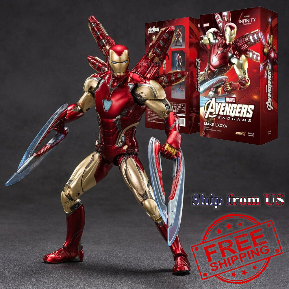 トランプ Iron Man Mk 85 ZD TOYS IRON MAN MK 85 Marvel Avengers 7