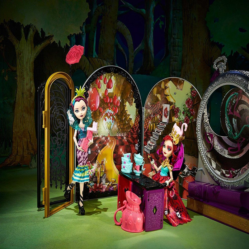 Way Too Wonderland Raven Queen Doll Room Ever After High Dollhouse Playset