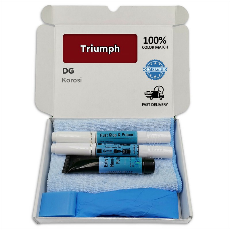 Stylo Retouche Pour Triumph Bordeaux Tiger Xrt 1200 Korosi Dg Peinture Baton